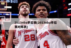 2013nba季后赛(2013nba季后赛对阵表)